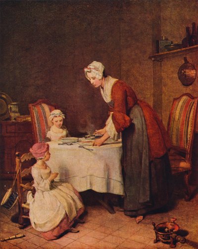 Francouzský titul Grace nebo Le Benedicite, c1740. od Jean Baptiste Simeon Chardin