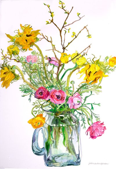 Slunečnice Ranunculus od Jean Swan Gordon