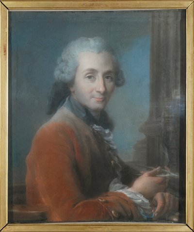 Portrét architekta Jacquese Gondouina de Folleville 1737-1818, c. 1780. od Jean Valade