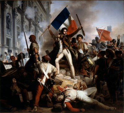 Boje u Hotel de Ville, 28. července 1830 od Jean Victor Schnetz