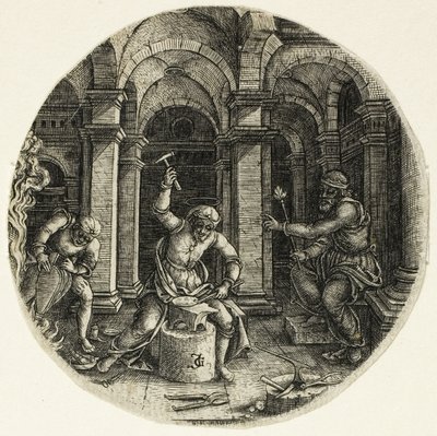 Svatý Eligius a král Dagobert od Jean de Gourmont