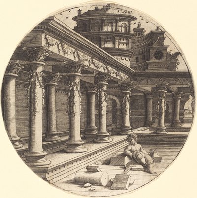 Dítě v galerii od Jean de Gourmont I