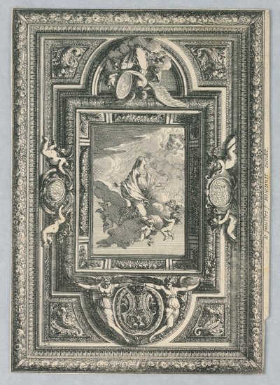 Strop, z "Designs of Plaphons" od Jean le Pautre