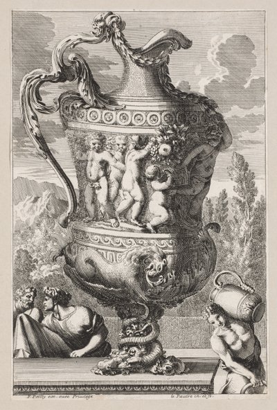 Dekorativní urna, 1600s. od Jean le Pautre
