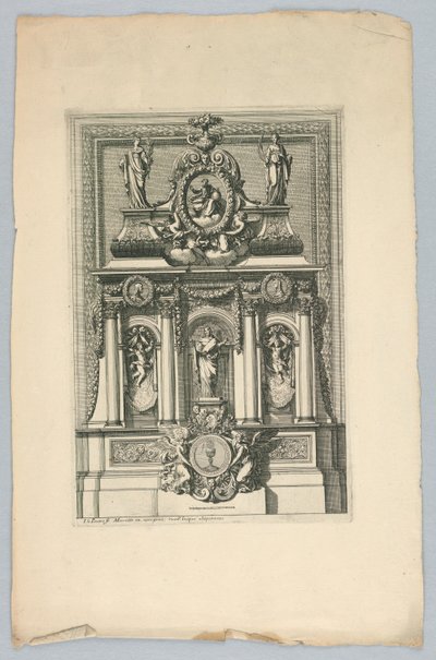 Design pro Tabernacle, od "Tabernacles" od Jean le Pautre