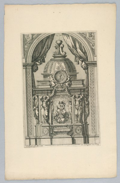 Design pro Tabernacle, od "Tabernacles" od Jean le Pautre
