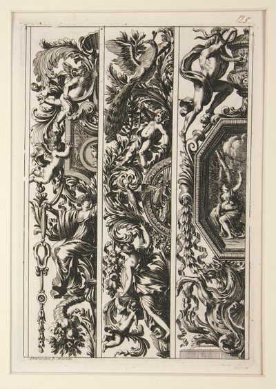 Grotesques et Moresques a la Romaine (6) od Jean le Pautre