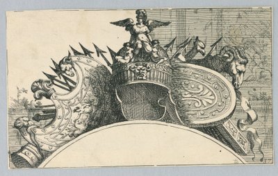 Trophy of Arms (Trofej zbraní nad věšákem) od Jean le Pautre