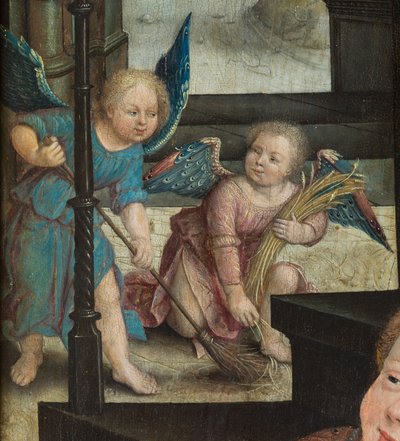 Triptych Klanění dítěte Ježíše od Jean the Elder (attr. to) Bellegambe