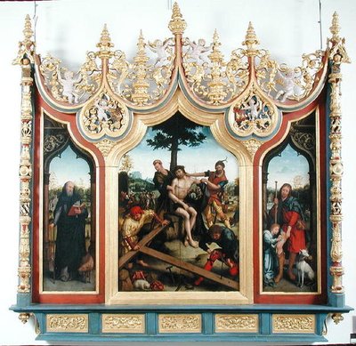 Triptych Krista s popravčími, kolem 1530-32 od Jean the Elder Bellegambe