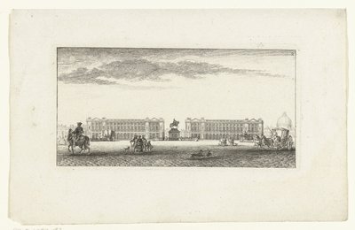 Pohled na Place Louis XV v Paříži Vues de Paris (název série) Pohledy na Paříž (název série) od Jeanne Françoise Ozanne