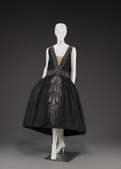 Večerní šaty (Robe De Style) (kombinovaná média) od Jeanne Lanvin
