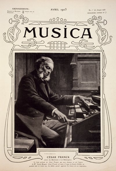 Cesar-Auguste Franck (Lutych od Jeanne Rongier