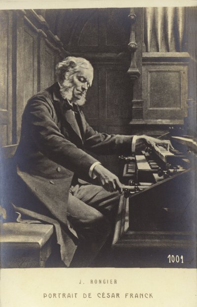 Cesar Franck, belgický skladatel, klavírista, varhaník a hudební pedagog, který v dospělosti působil v Paříži (1822-1890). od Jeanne Rongier