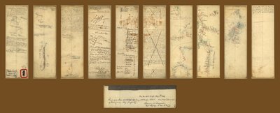 Memoranda J. Hotchkisse, Top. Eng., Hd. Qrs., 2nd Corps, A.N.Va. - (Chancellorsville, Virginia). LOC 2005625049 od Jedediah Hotchkiss