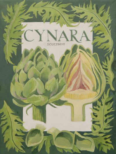 Cynara (artyčok) (akrylový) od Jennifer Abbott