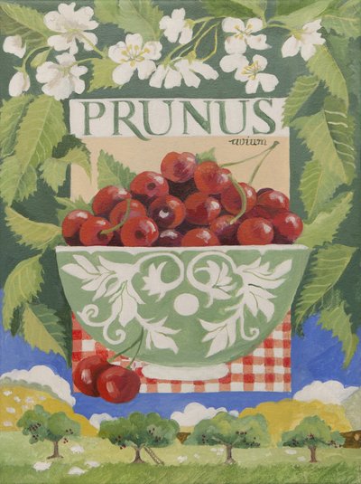 Prunus avium (akryl) od Jennifer Abbott