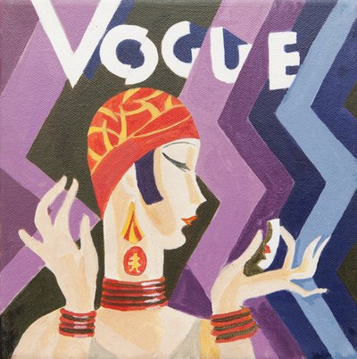 Obálka Vogue (akryl) od Jennifer Abbott