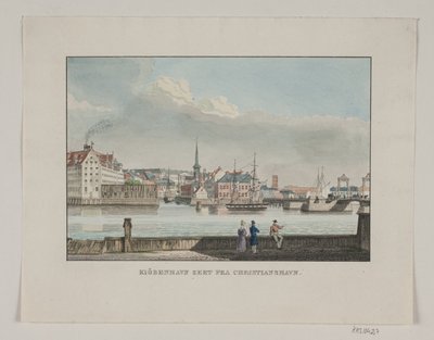 Pohled na Kodaň z Christianshavnu od Jens Holm