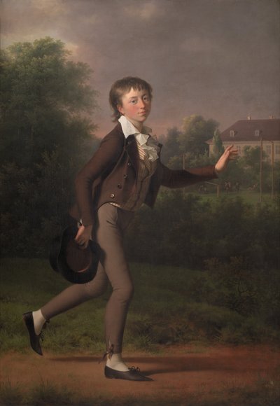 Běžící chlapec. Markus Holst von Schmidt od Jens Juel