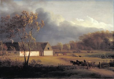 A Storm Brewing za farmou na Zélandu od Jens Juel