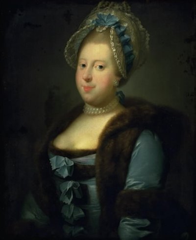 Caroline Mathilde, královna Christiana VII od Jens Juel