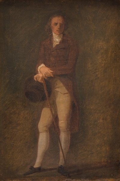 Portrét skica. Malíř N.A. Abildgaard (?). od Jens Juel