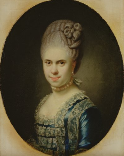Portrét Dorothea Maria Lienau, 1772 (viz 149184 pro pár) od Jens Juel