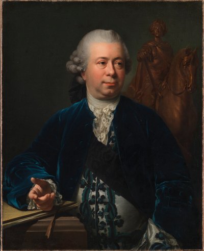 Sochař Jacques-Francois-Joseph Saly od Jens Juel