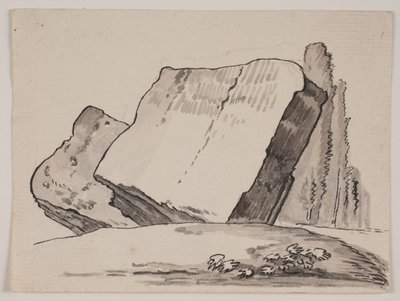 Úlomky ruin a cypřiše od Jens Petersen Lund