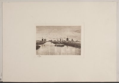 Ved Kinderdijk v Holandsku od Jensen