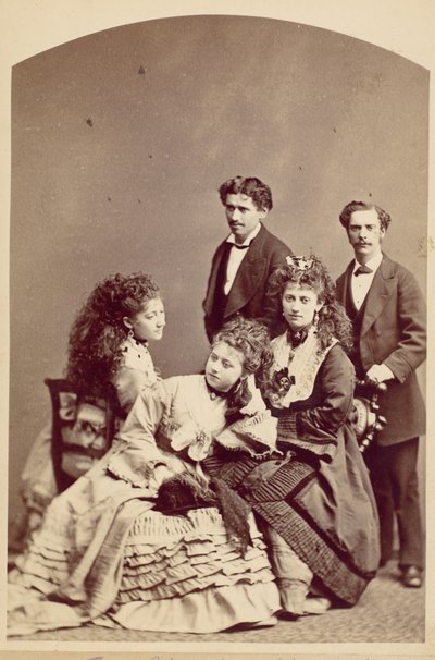 Wohes Family, New York, 70. léta 19. století. od Jeremiah Gurney