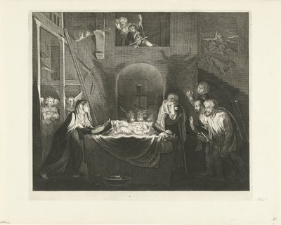 Klanění pastýřů od Jeremias Falck