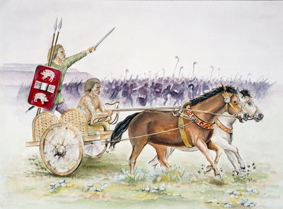 Keltský vůz, doba železná, c1990-2010 od Jeremy Richards