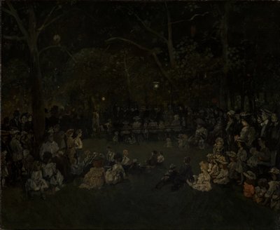 Koncert na Madison Square, kolem roku 1923 od Jerome Myers