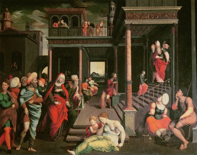 Prezentace v chrámu od Jeronimo Cosida y Ballejo