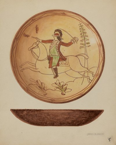 Pa Německý koláčový talíř, c. 1937. od Jessica Price