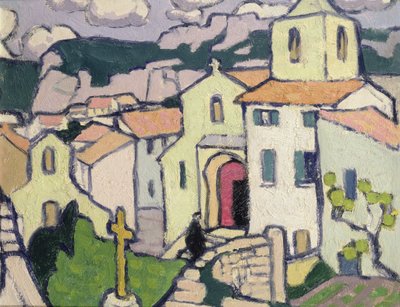 Les Baux, kněz vstupuje do své církve, kolem roku 1911 od Jessica Stewart Dismorr