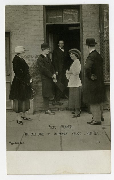 Adele Kennedy, jediná průvodkyně po Greenwich Village, New York, USA od Jessie Tarbox Beals