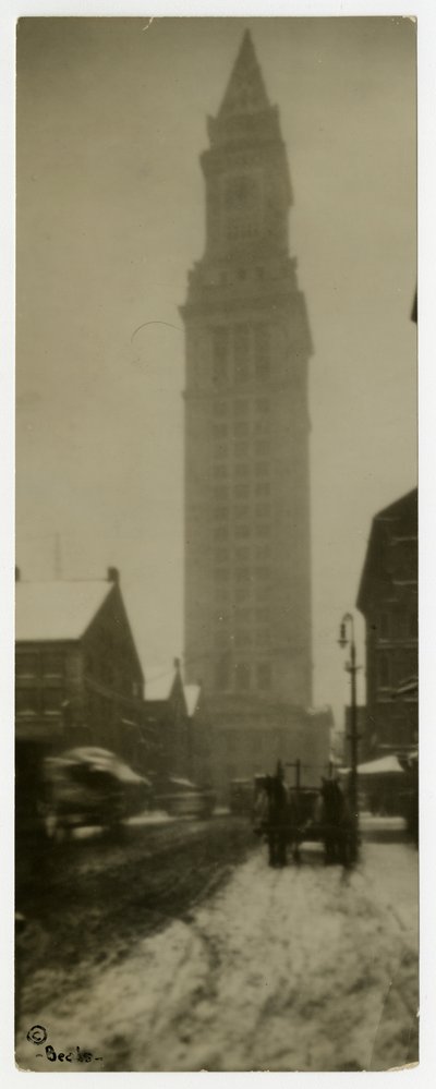 Custom House, Boston, USA, cca 1902-10 (želatinová stříbrná fotografie) od Jessie Tarbox Beals