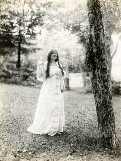 Grace Duffy Boylan matka Malcolma Stuarta Boylana, filmového režiséra Hollywood, kolem 1905-17 (želatinová stříbrná fotografie) od Jessie Tarbox Beals