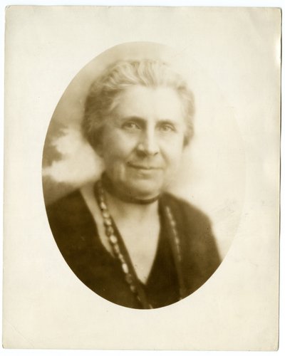 Ida Tarbell, cca 1905-40 (želatinová stříbrná fotografie) od Jessie Tarbox Beals