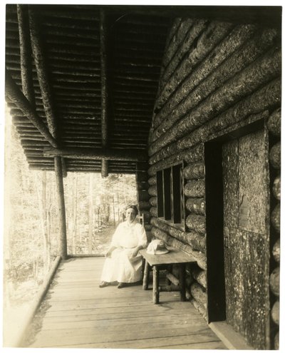 Paní Edward MacDowell Marian Griswold (Nevins) MacDowell, Peterborough NH, McDowell MacDowell Colony od Jessie Tarbox Beals