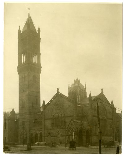 Old South Church, Boston, USA, cca 1902-10 (želatinová stříbrná fotografie) od Jessie Tarbox Beals