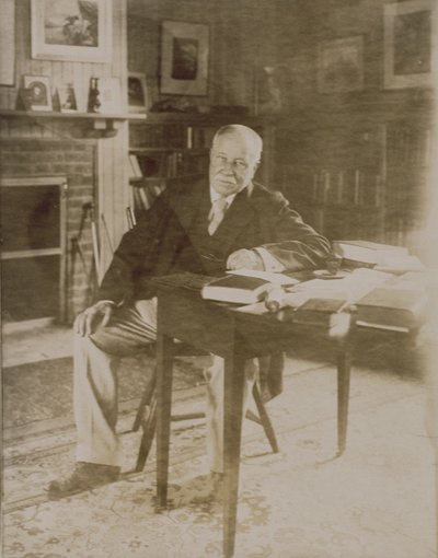 Portrét Williama Deana Howellse (1837-1920) 1918-20 od Jessie Tarbox Beals