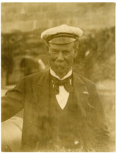 Sir Thomas Lipton, 1903 (želatinová stříbrná fotografie) od Jessie Tarbox Beals