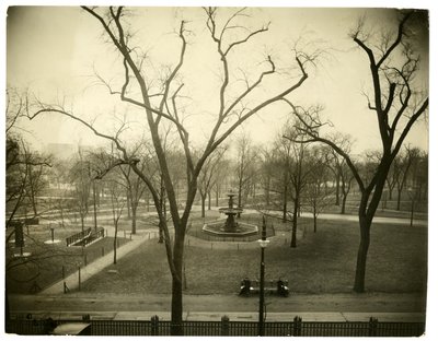 The Common, Boston, USA, cca 1902-10 (želatinová stříbrná fotografie) od Jessie Tarbox Beals