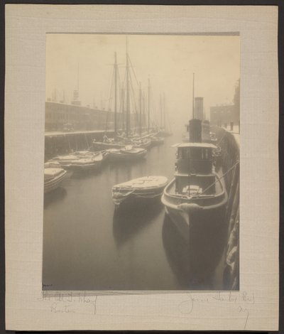 Přístaviště Old T. Wharf, Boston od Jessie Tarbox Beals