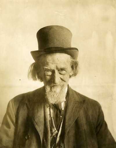 Uncle Sylvanus Cone, model, kolem 1905-09 od Jessie Tarbox Beals