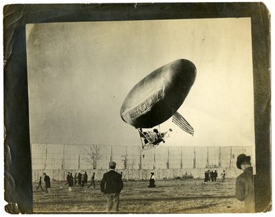Vzducholoď "Ville de St Mande" od Jessie Tarbox Beals